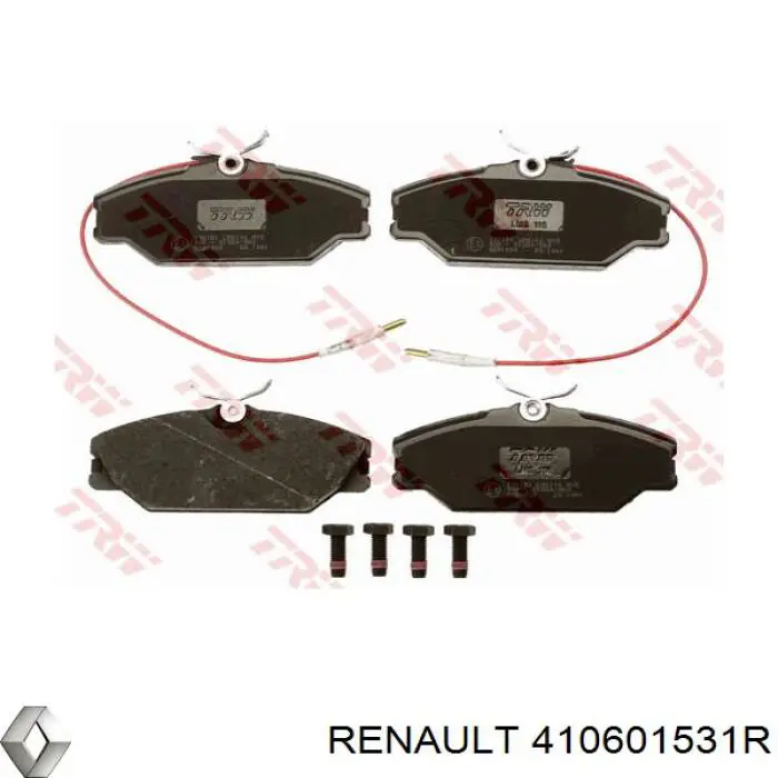 410601531R Renault (RVI) Pastillas delanteras
