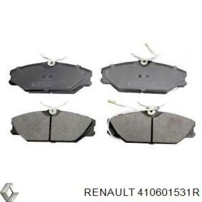 410601531R Renault (RVI) pastillas de freno delanteras