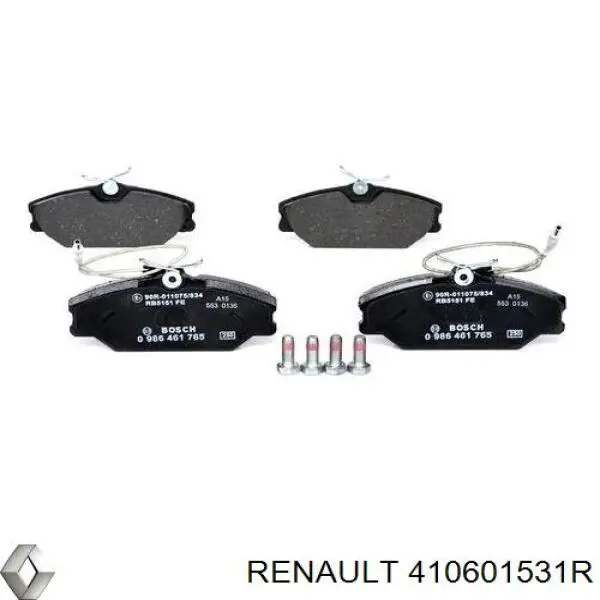 Comprar 410601531R Renault (RVI) Pastillas delanteras de freno