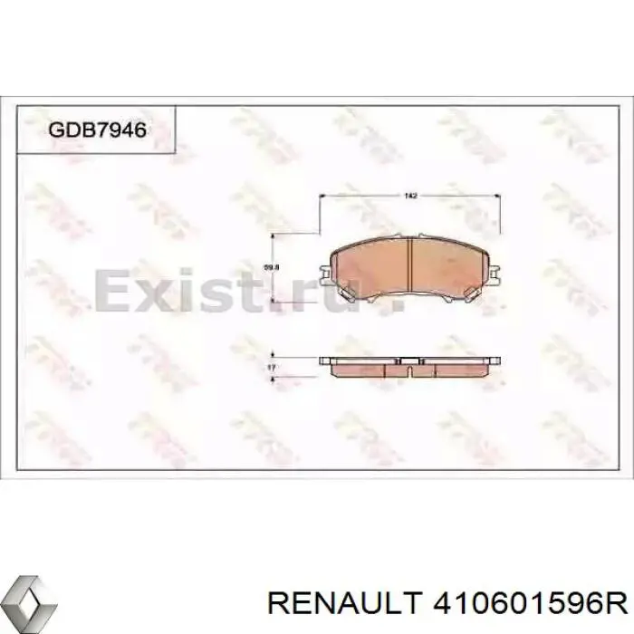 Pastillas de freno delanteras Nissan Qashqai 2 J11