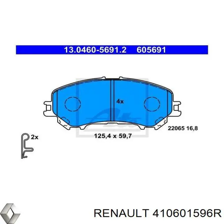 Pastillas de freno delanteras Nissan Qashqai 2 J11