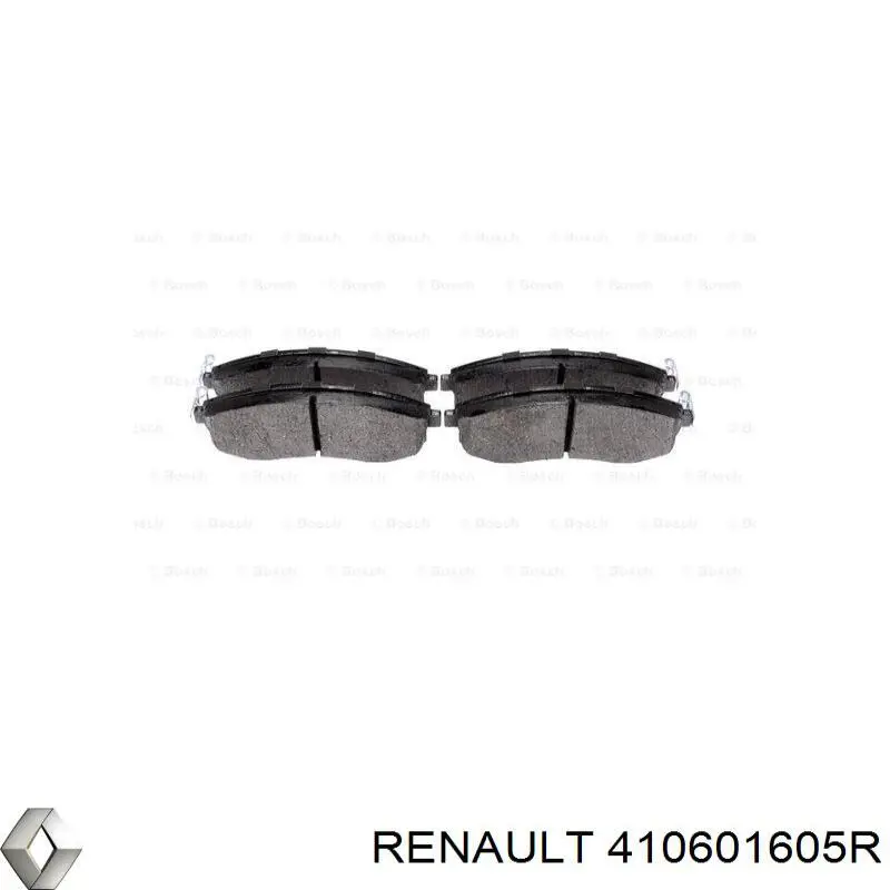 410601605R Renault (RVI) pastillas de freno delanteras