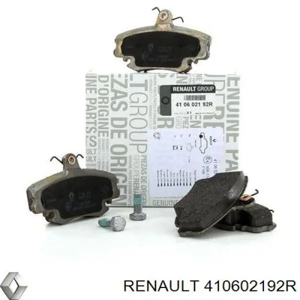 410602192R Renault (RVI) pastillas de freno delanteras