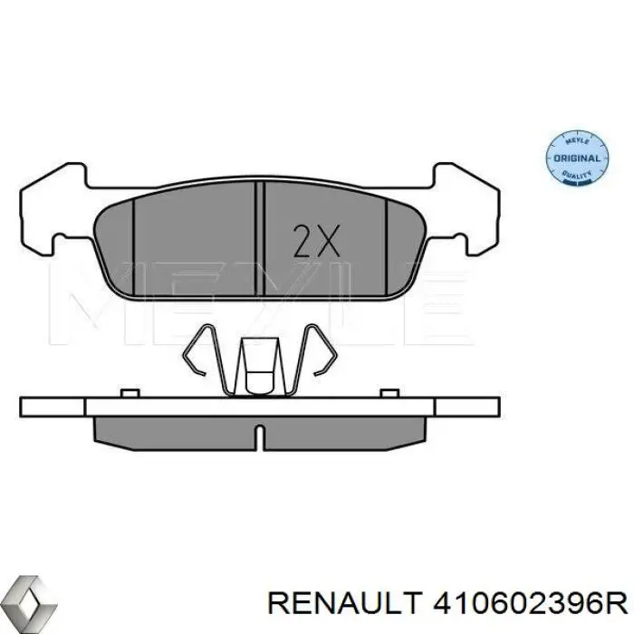 Comprar 410602396R Renault (RVI) Pastillas delanteras de freno