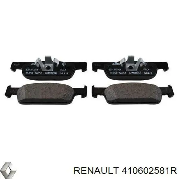 Pastillas freno delanteras Renault (RVI) 410602581R precio, desde 18,89 EUR