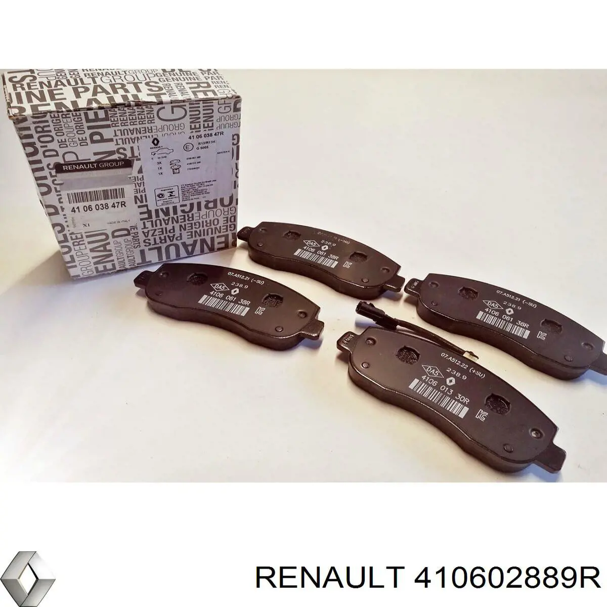 Pastillas de freno 410602889R Renault (RVI)