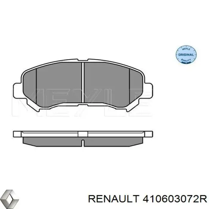Pastillas de freno delanteras Nissan Navara D40M