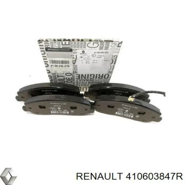 410603847R Renault (RVI) pastillas de freno delanteras