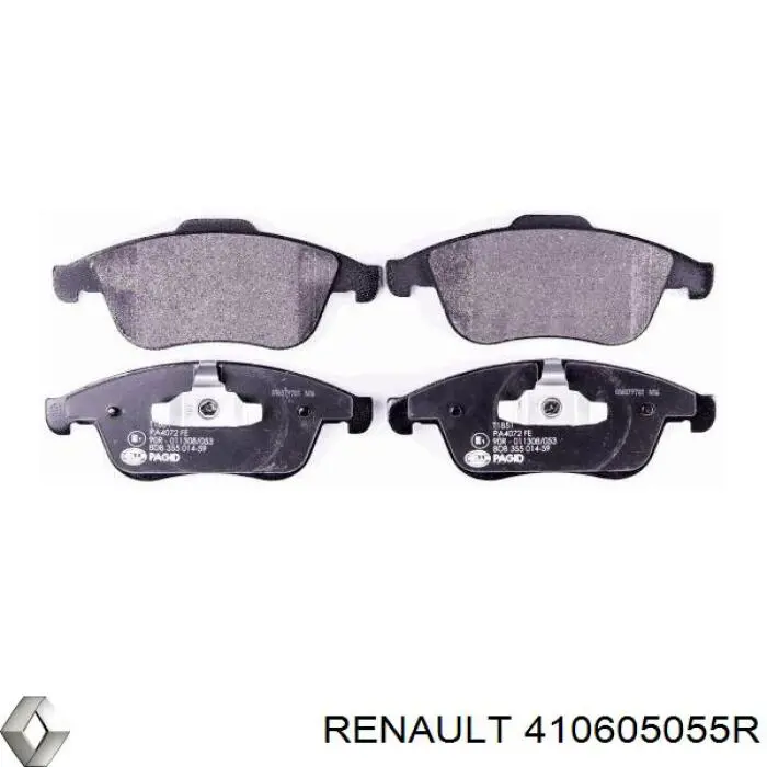 Comprar 410605055R Renault (RVI) Pastillas delanteras de freno