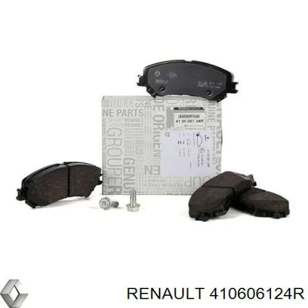 410606124R Renault (RVI) pastillas de freno delanteras