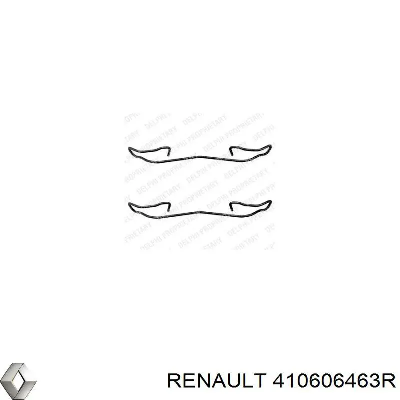 Comprar 410606463R Renault (RVI) Juego de resortes de sujeción de pastillas de freno delanteras