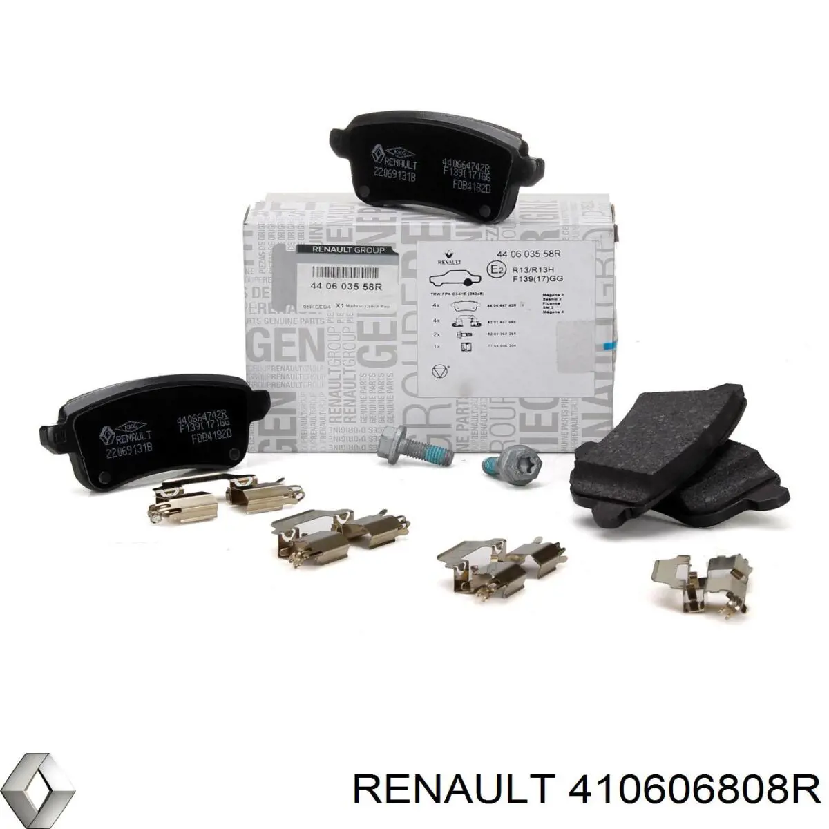 Comprar 410606808R Renault (RVI) Pastillas delanteras de freno