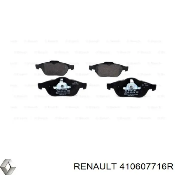 Pastillas de freno delanteras Renault Espace 4 JK0