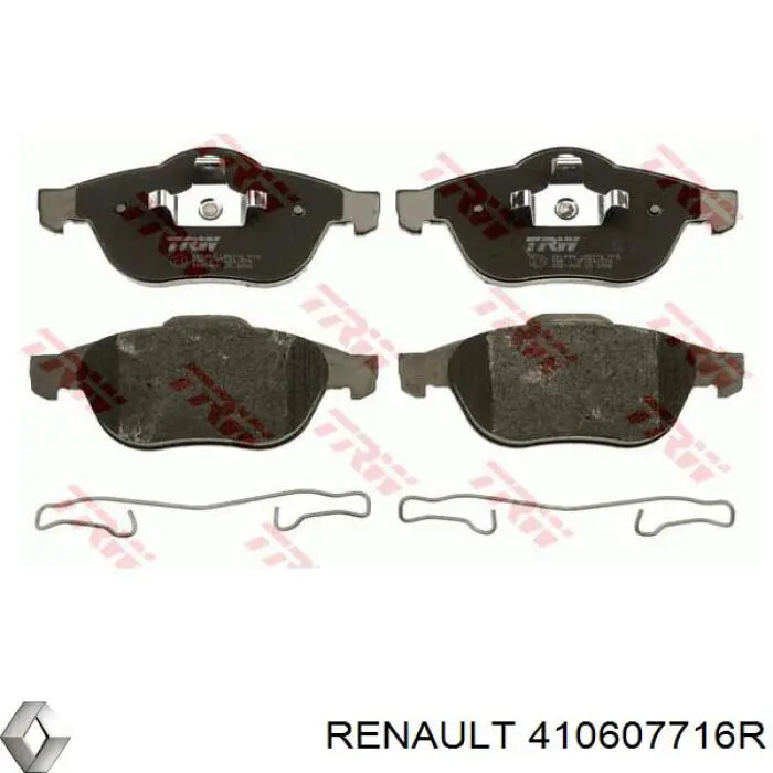 Pastillas de freno delanteras Renault Espace 4 JK0