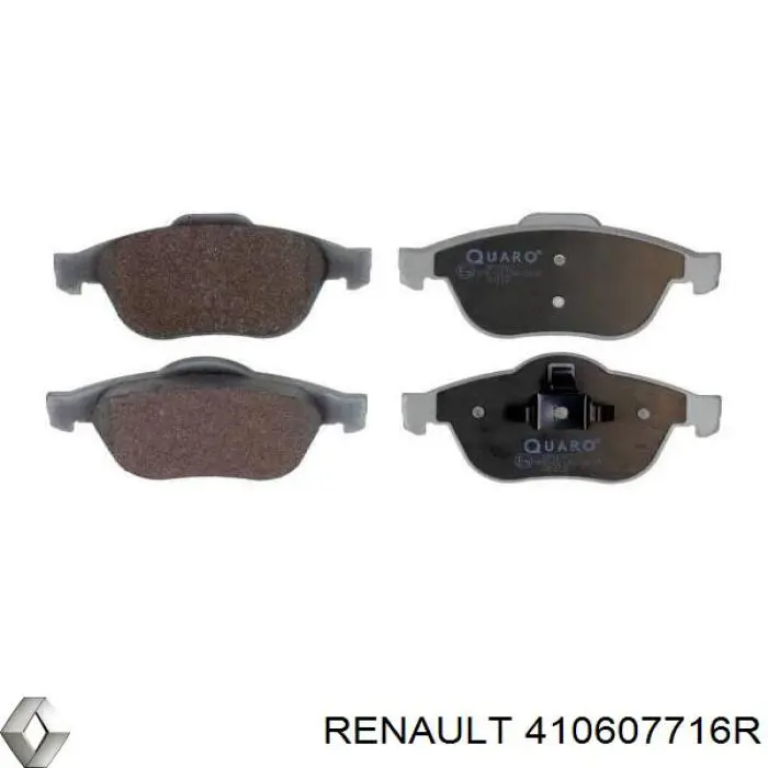Pastillas de freno delanteras Renault Espace 4 JK0