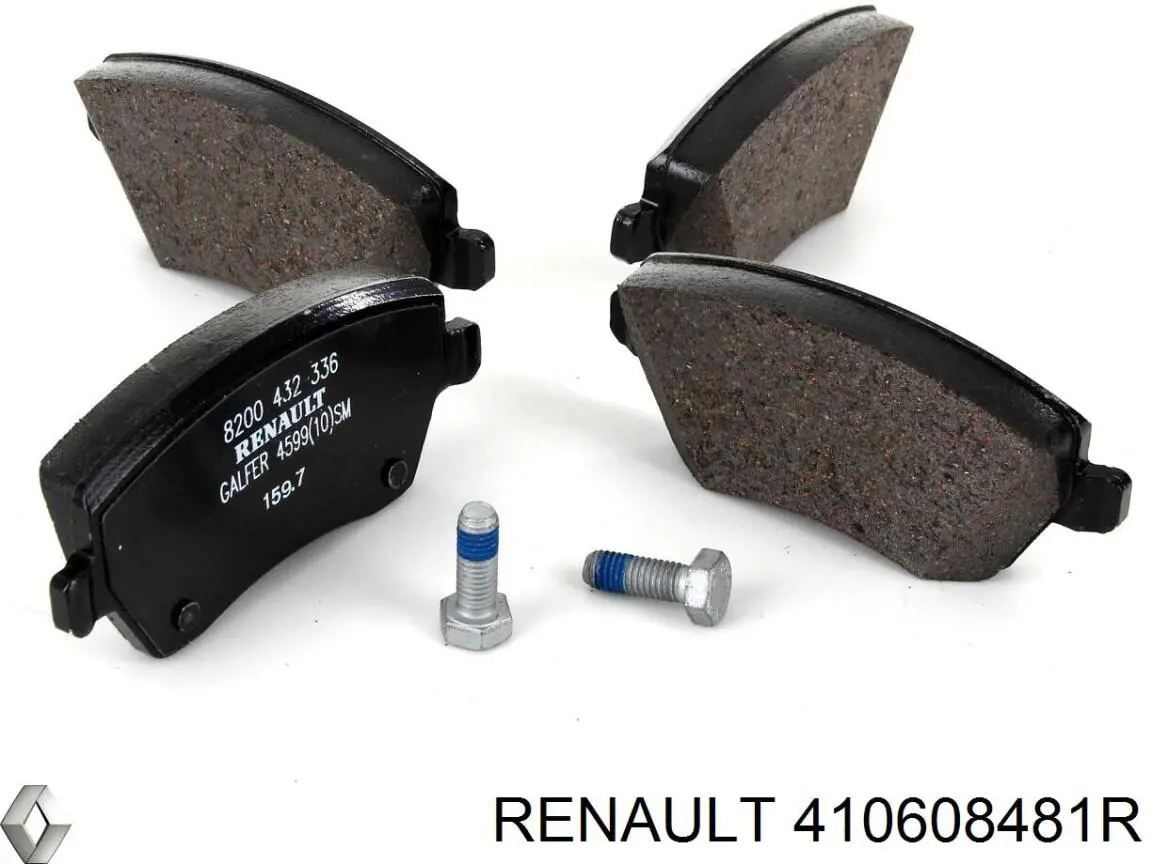 Pastillas freno delanteras Renault (RVI) 410608481R precio, desde 18,75 EUR