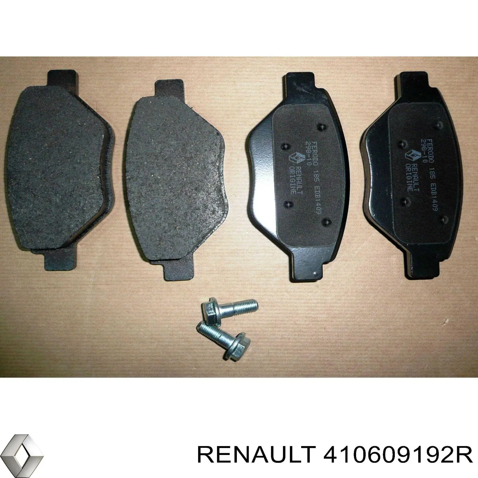 Pastillas de freno 410609192R Renault (RVI)