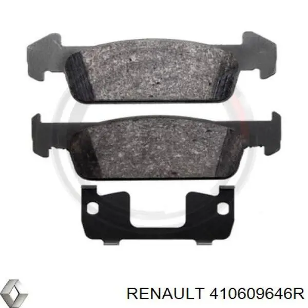 410609646R Renault (RVI) pastillas de freno delanteras