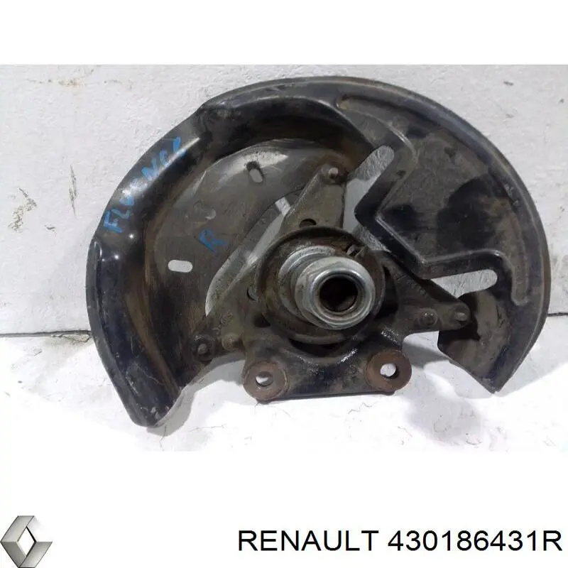 430186431R Renault (RVI) muñón del eje, suspensión de rueda, trasero derecho