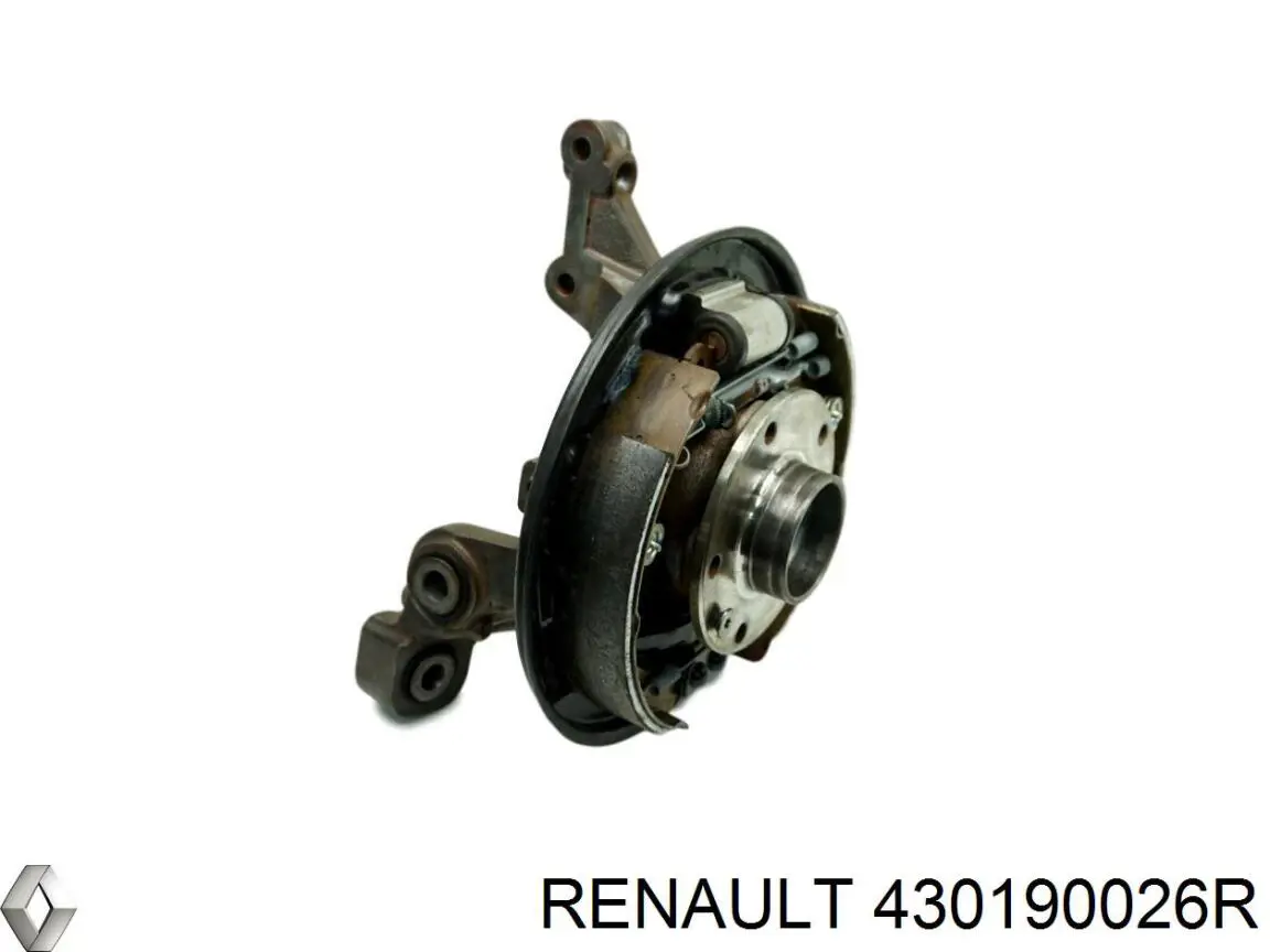 430190026R Renault (RVI) muñón del eje, suspensión de rueda, trasero izquierdo