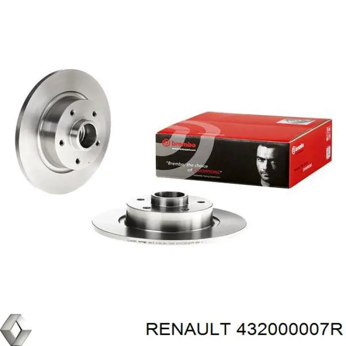 Comprar 432000007R Renault (RVI) Disco de freno trasero