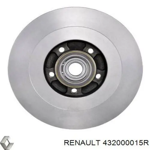 Disco de freno trasero RENAULT 432000015R