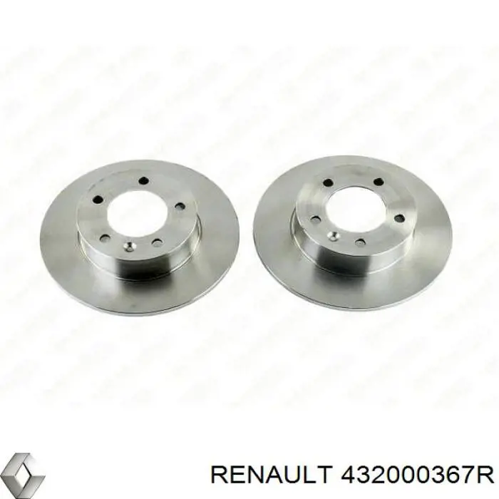 Comprar 432000367R Renault (RVI) Disco de freno trasero