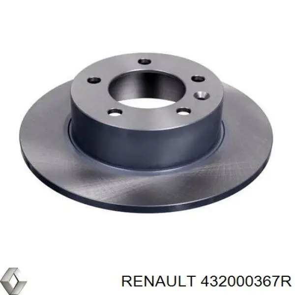 432000367R Renault (RVI) disco de freno trasero