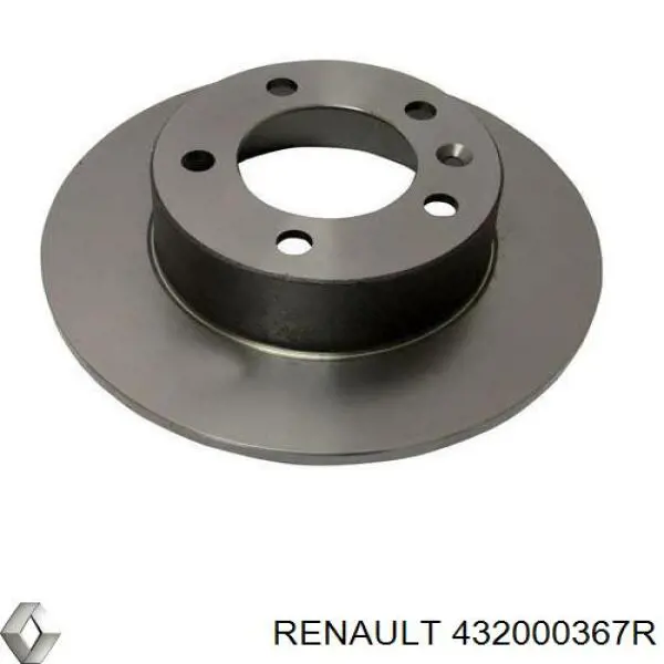 Disco de freno trasero Renault (RVI) 432000367R precio, desde 44,75 EUR