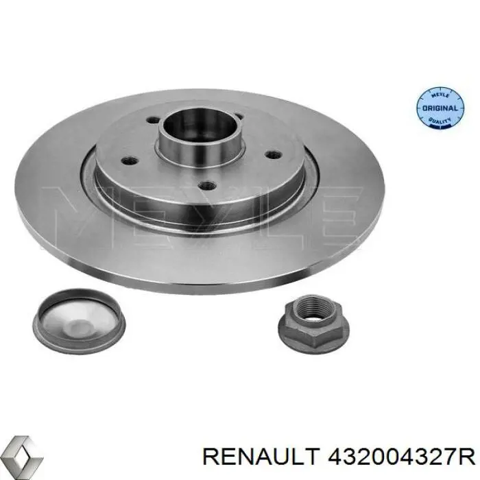 Disco de freno trasero Renault (RVI) 432004327R precio, desde 84,20 EUR