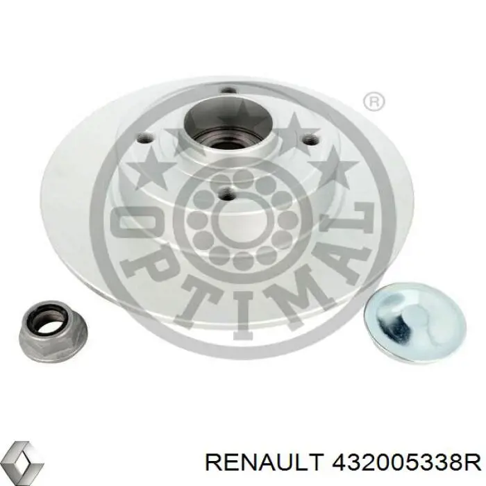 Disco de freno trasero Alfa Romeo 33 905