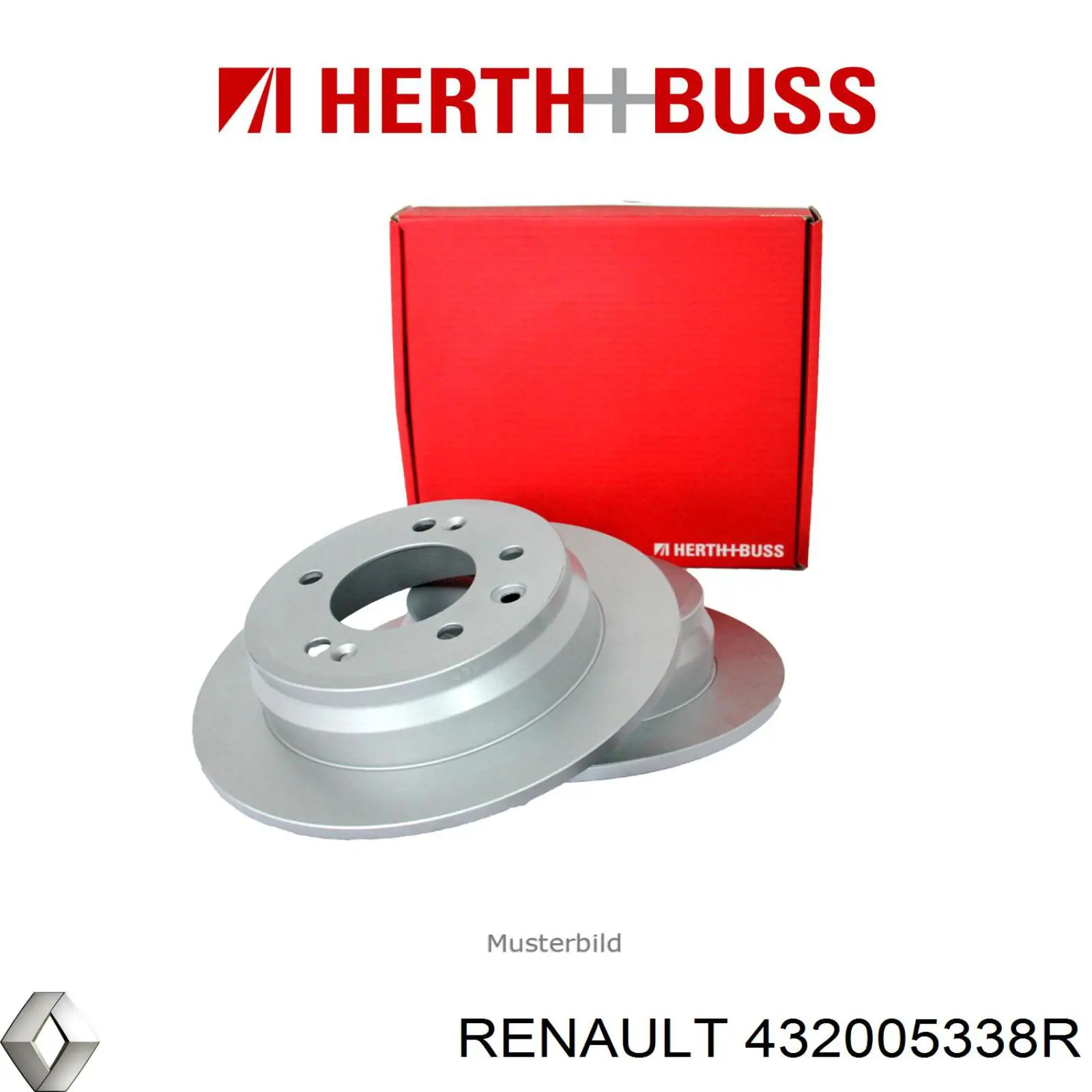 Disco de freno trasero Alfa Romeo 33 905