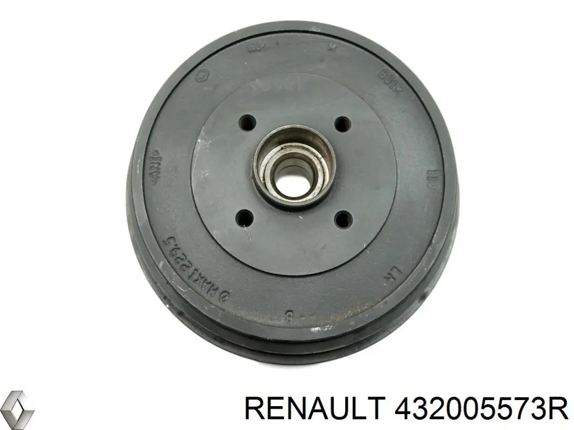 Tambor de freno trasero Renault (RVI) 432005573R precio, desde 100,97 EUR