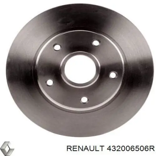 432006506R Renault (RVI) disco de freno trasero