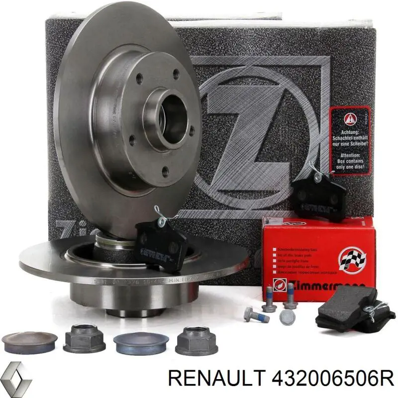 Disco de freno trasero Renault (RVI) 432006506R precio, desde 69,09 EUR