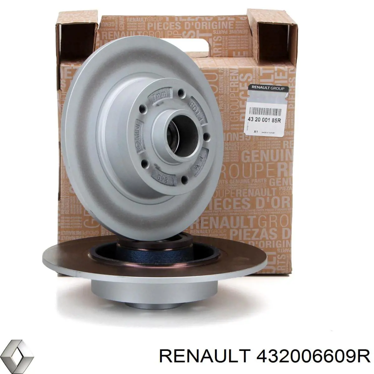 Comprar 432006609R Renault (RVI) Disco de freno trasero