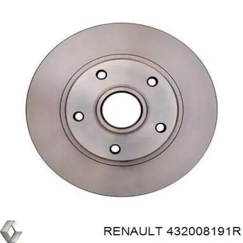Disco de freno trasero Renault (RVI) 432008191R precio, desde 34,61 EUR