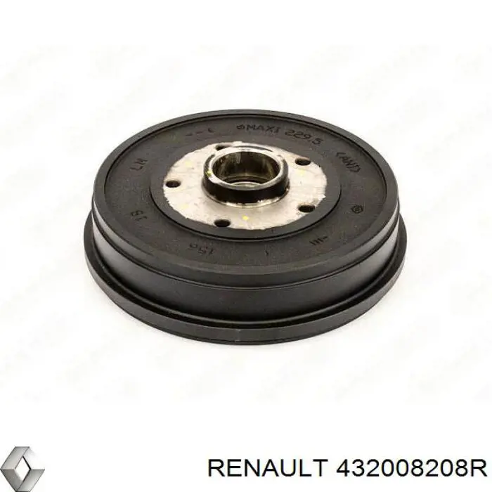 Tambor de freno trasero Renault (RVI) 432008208R precio, desde 103,24 EUR