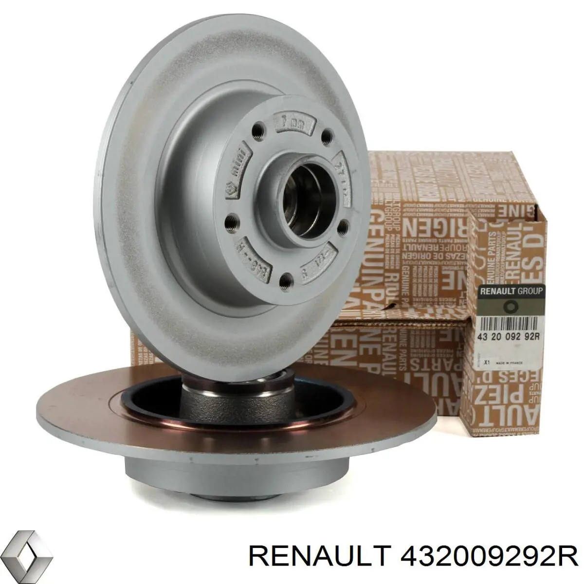 Comprar 432009292R Renault (RVI) Disco de freno trasero