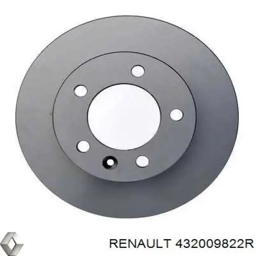Disco de freno trasero Renault (RVI) 432009822R precio, desde 44,75 EUR