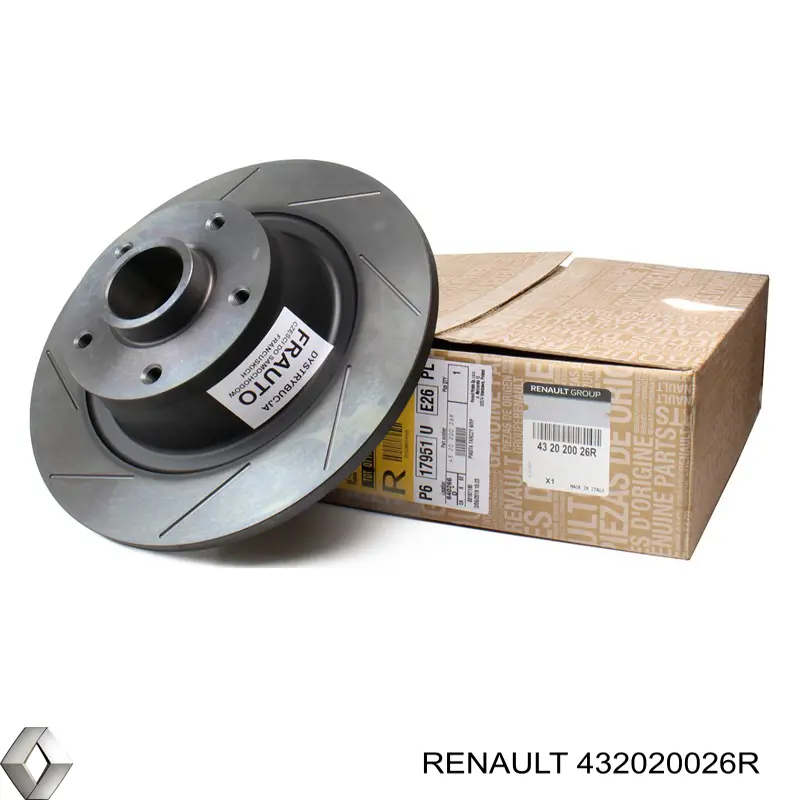 432020026R Renault (RVI) Freno de disco trasero
