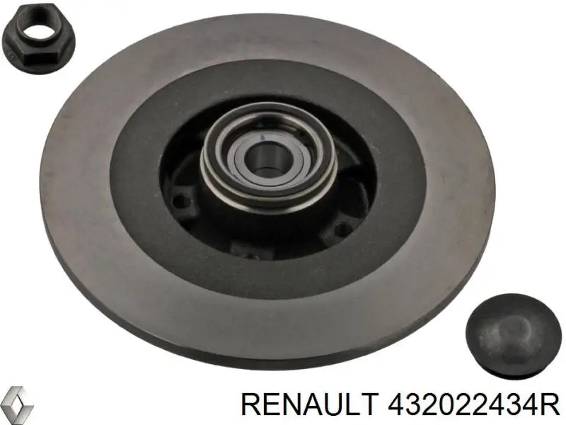 432022434R Renault (RVI) disco de freno trasero