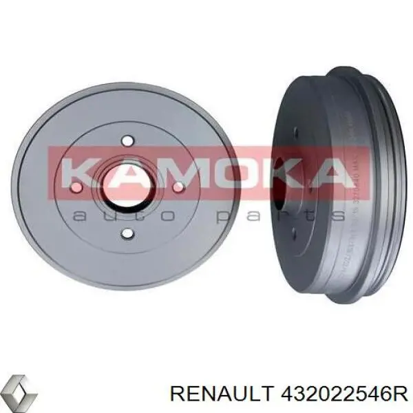 Tambor de freno trasero para Renault Megane (KA0)