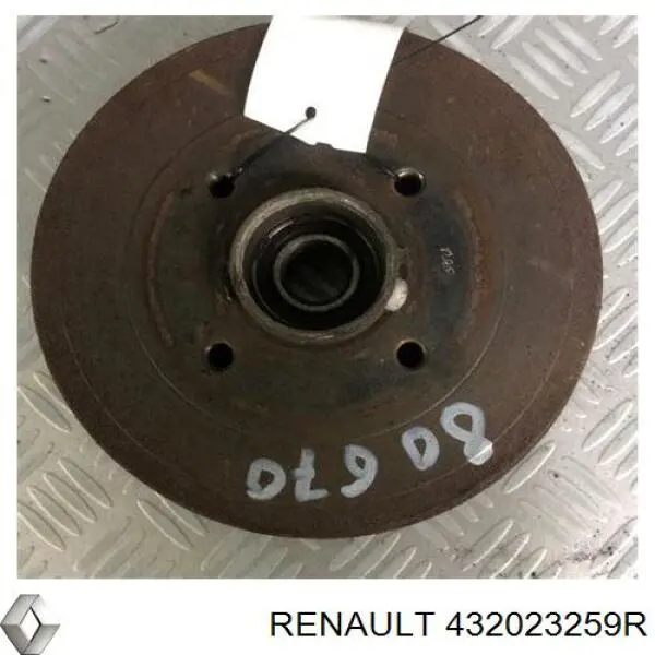 Tambor de freno trasero Renault (RVI) 432023259R precio, desde 55,63 EUR