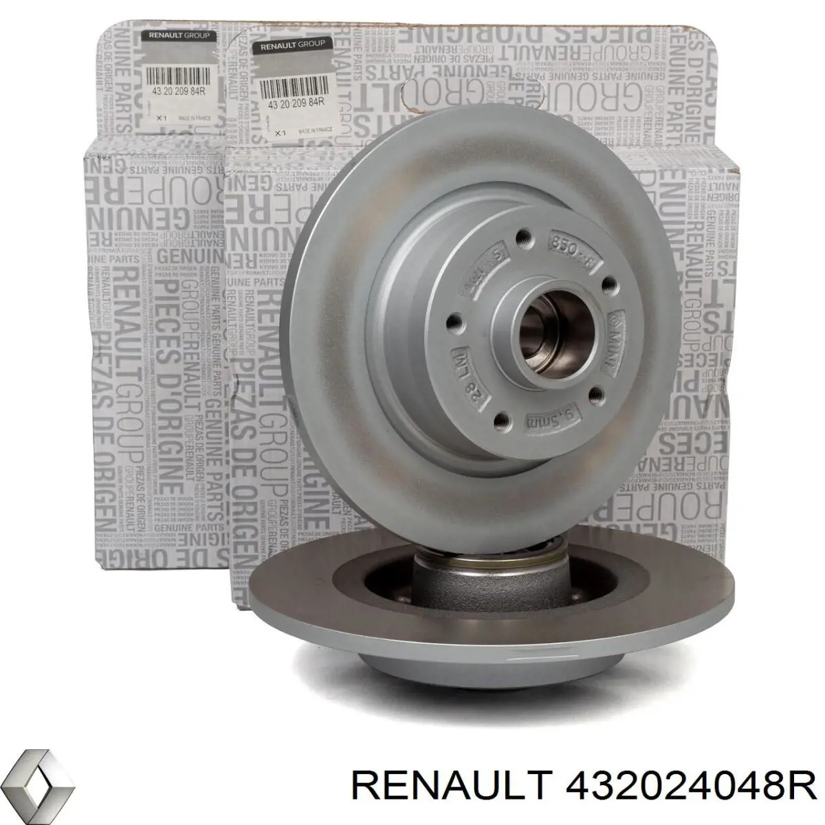 Comprar 432024048R Renault (RVI) Disco de freno trasero