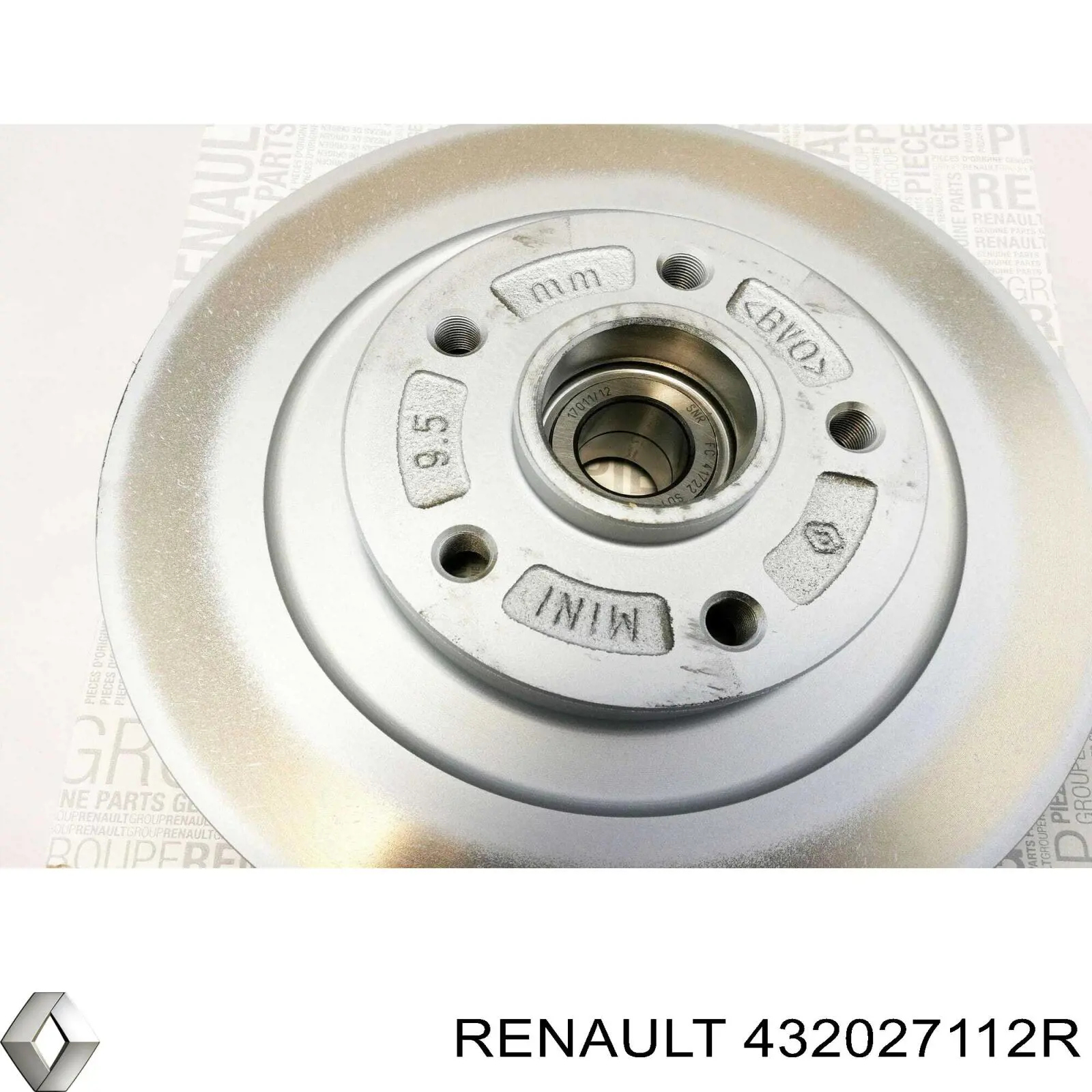 Comprar 432027112R Renault (RVI) Disco de freno trasero