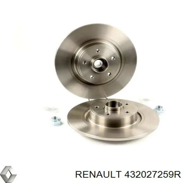 Frenos traseros Renault (RVI) 432027259R