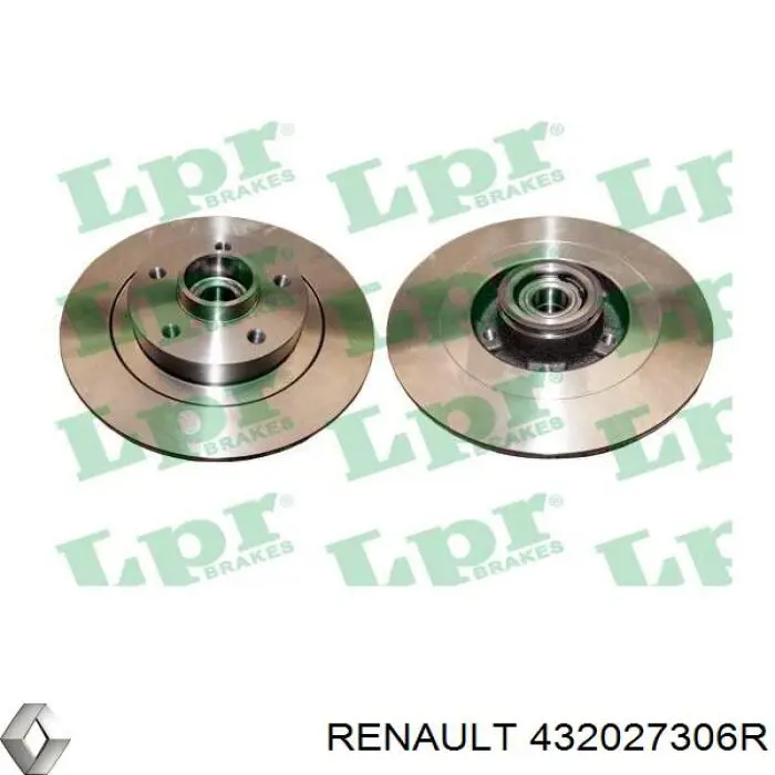 432027306R Renault (RVI) Freno de disco trasero