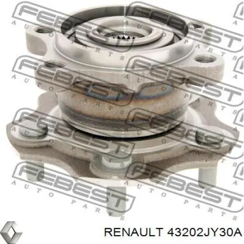 43202JY30A Renault (RVI) cubo de rueda trasero