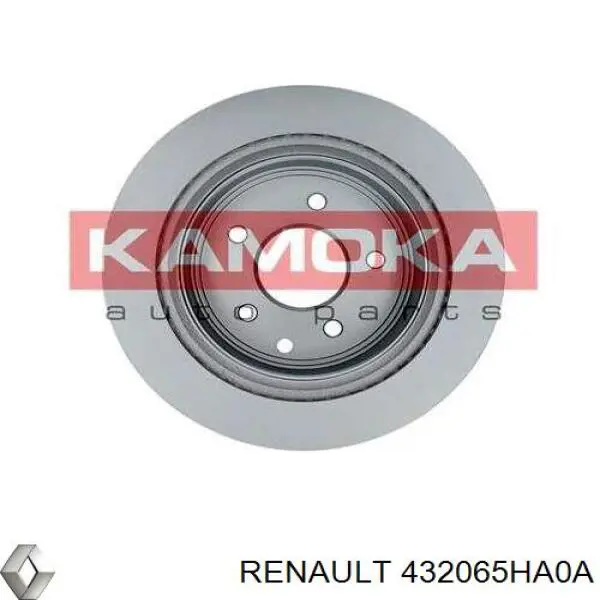 Disco de freno trasero Renault (RVI) 432065HA0A precio, desde 36,80 EUR